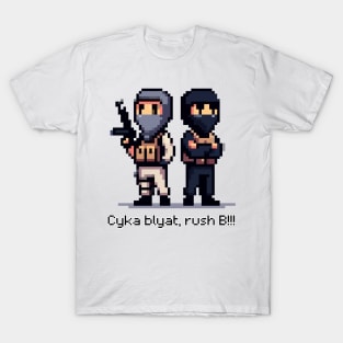 CS:GO Rush B Pixel Art T-Shirt